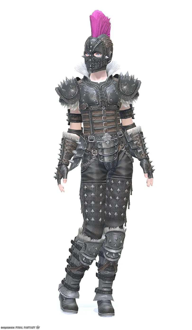 【FF14】アカシア・ディフェンダー装備👗各種族での見た目・入手方法【レベル96製作装備/世紀末】