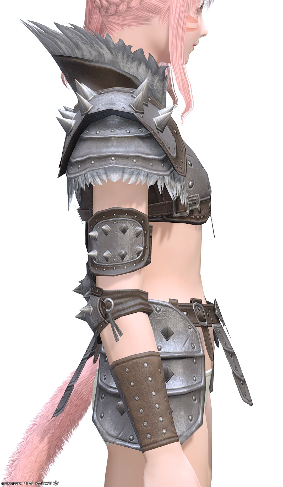 ゴールドチタン・スカウトスパイクコースリット | FF14ミラプリ - Titanium Gold Thorned Corselet of Scouting - ハーネス