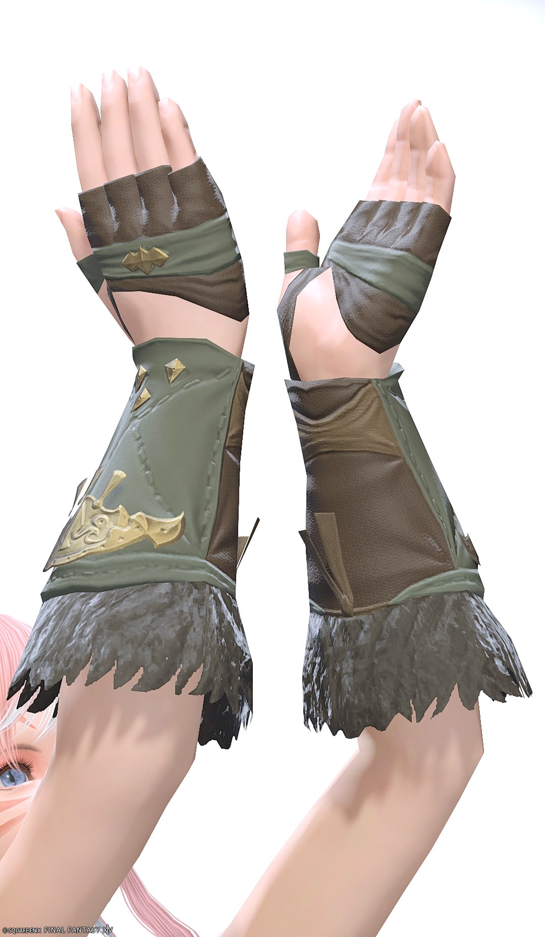 アラミガンレンジャー・フィンガレスグローブ | FF14ミラプリ - Ala Mhigan Fingerless Gloves of Aiming - 手袋/フィンガレス