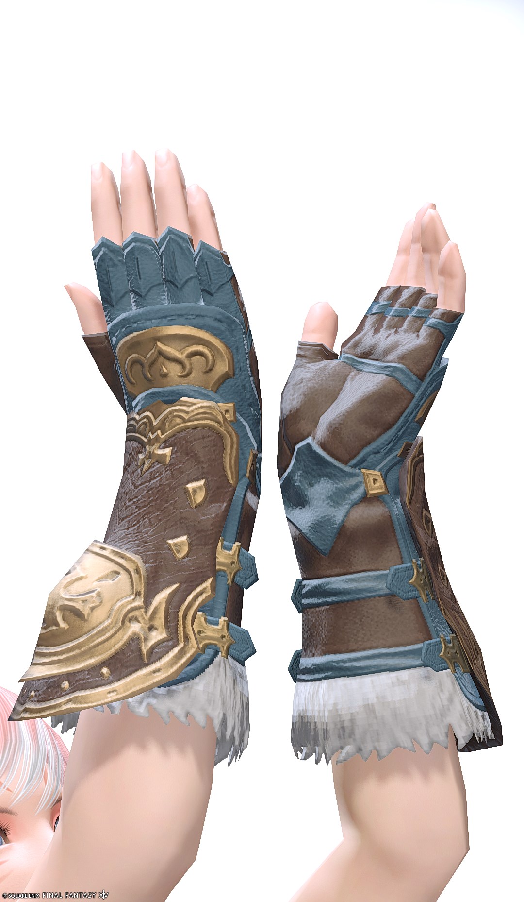 アラミガンスレイヤー・フィンガレスグローブ | FF14ミラプリ - Ala Mhigan Fingerless Gloves of Maiming - 篭手/手袋/フィンガレス