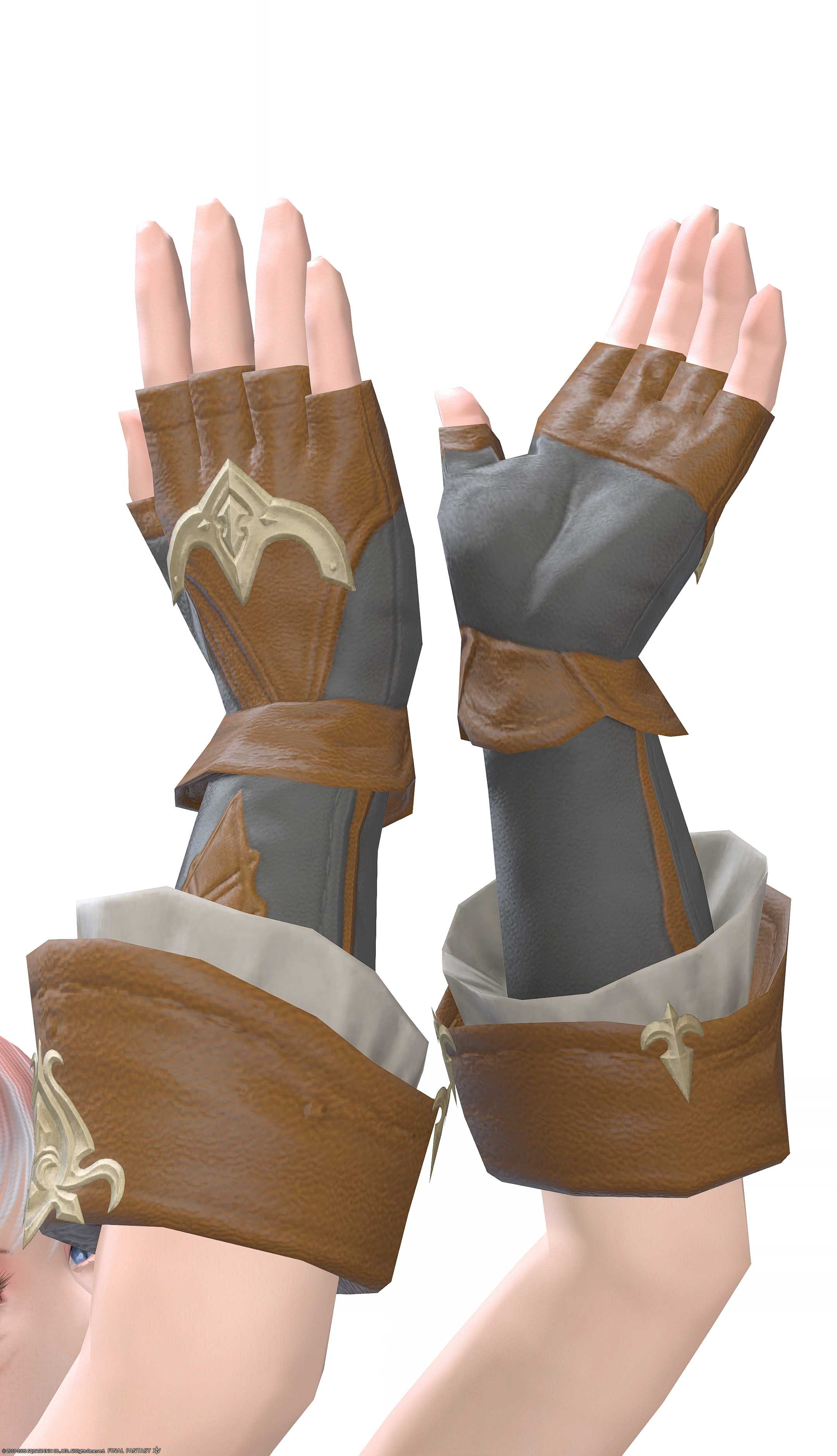 アライアンス・ストライカーフィンガレスグローブ | FF14ミラプリ - Alliance Fingerless Gloves of Striking - 手袋/フィンガレス
