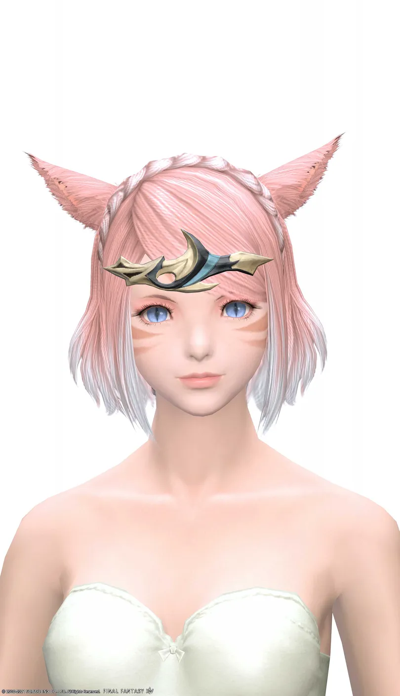 ミラプリ「パシフィストサークレット・アネモス」装備ミコッテでの見た目紹介3