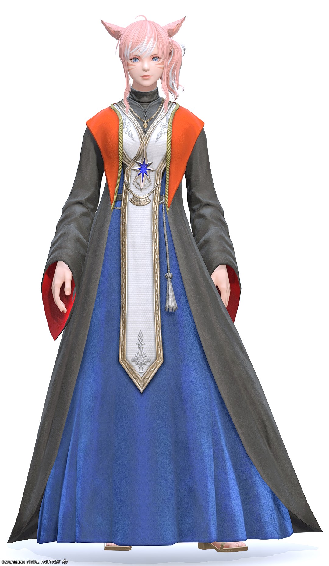 クレセントノート・キャスターローブ | FF14ミラプリ - Arcanaut's Robe of Casting - ローブ