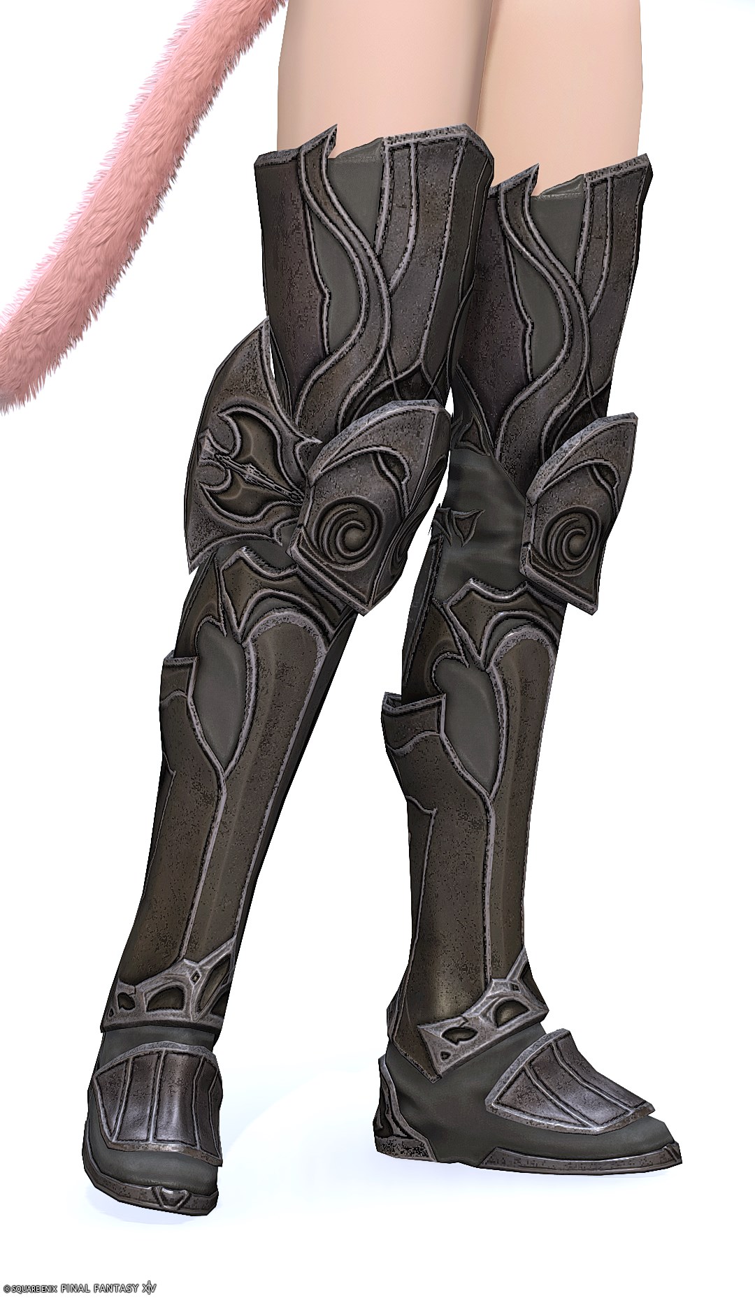 アークエンジェル・ディフェンダーサイブーツ | FF14ミラプリ - Ark Angel's Thighboots of Fending - 足甲