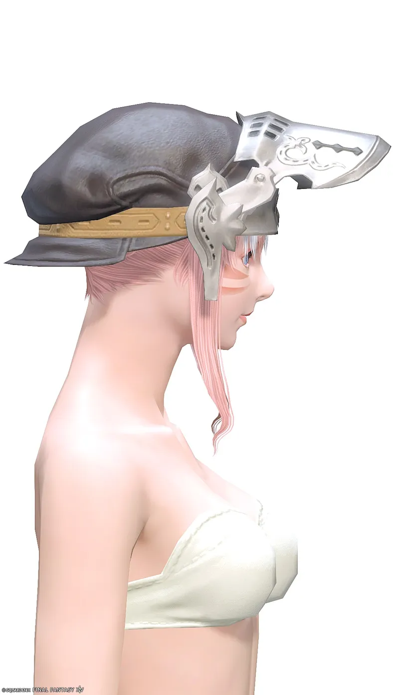 ミラプリ「アーモラーバイザー」装備ミコッテでの見た目紹介4