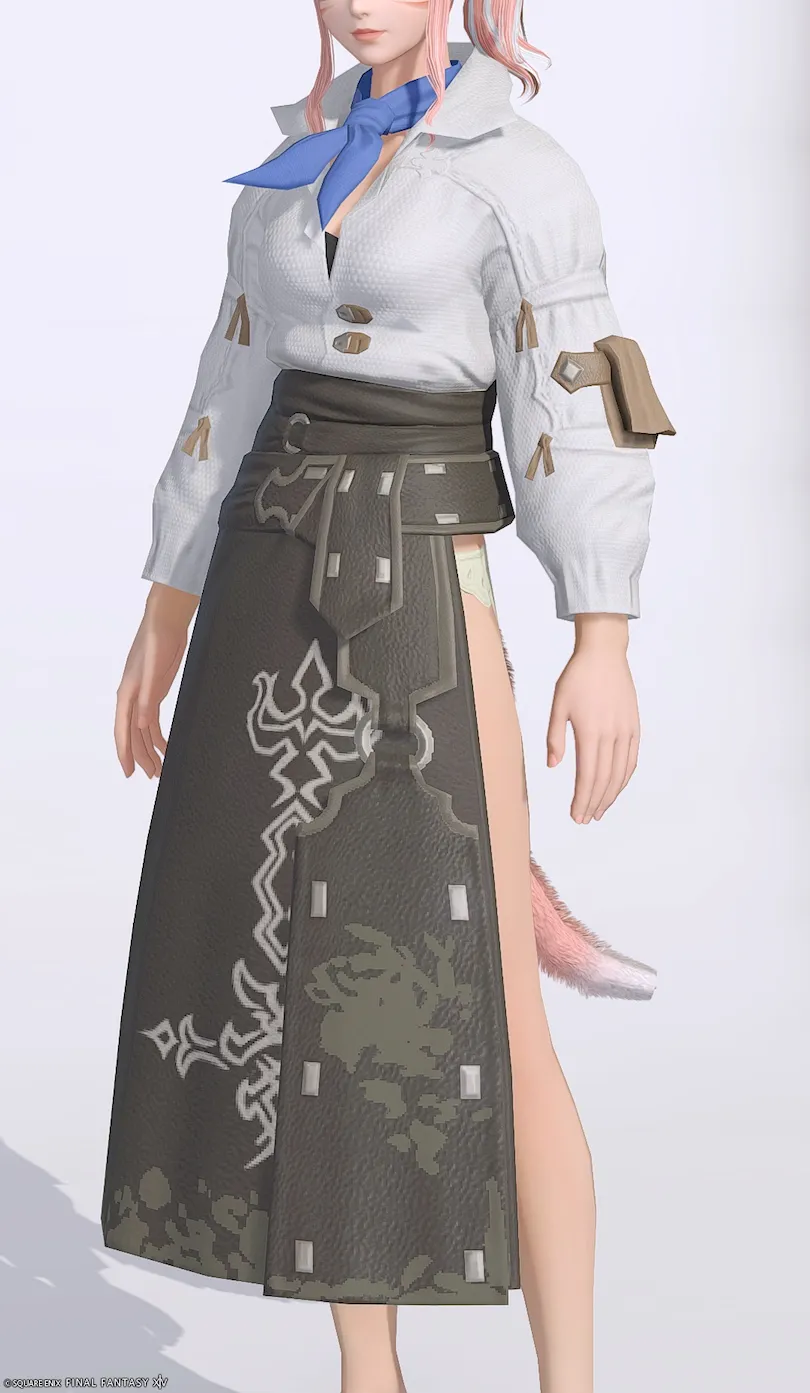 ミラプリ「アーモラーガウン」装備ミコッテでの見た目紹介11