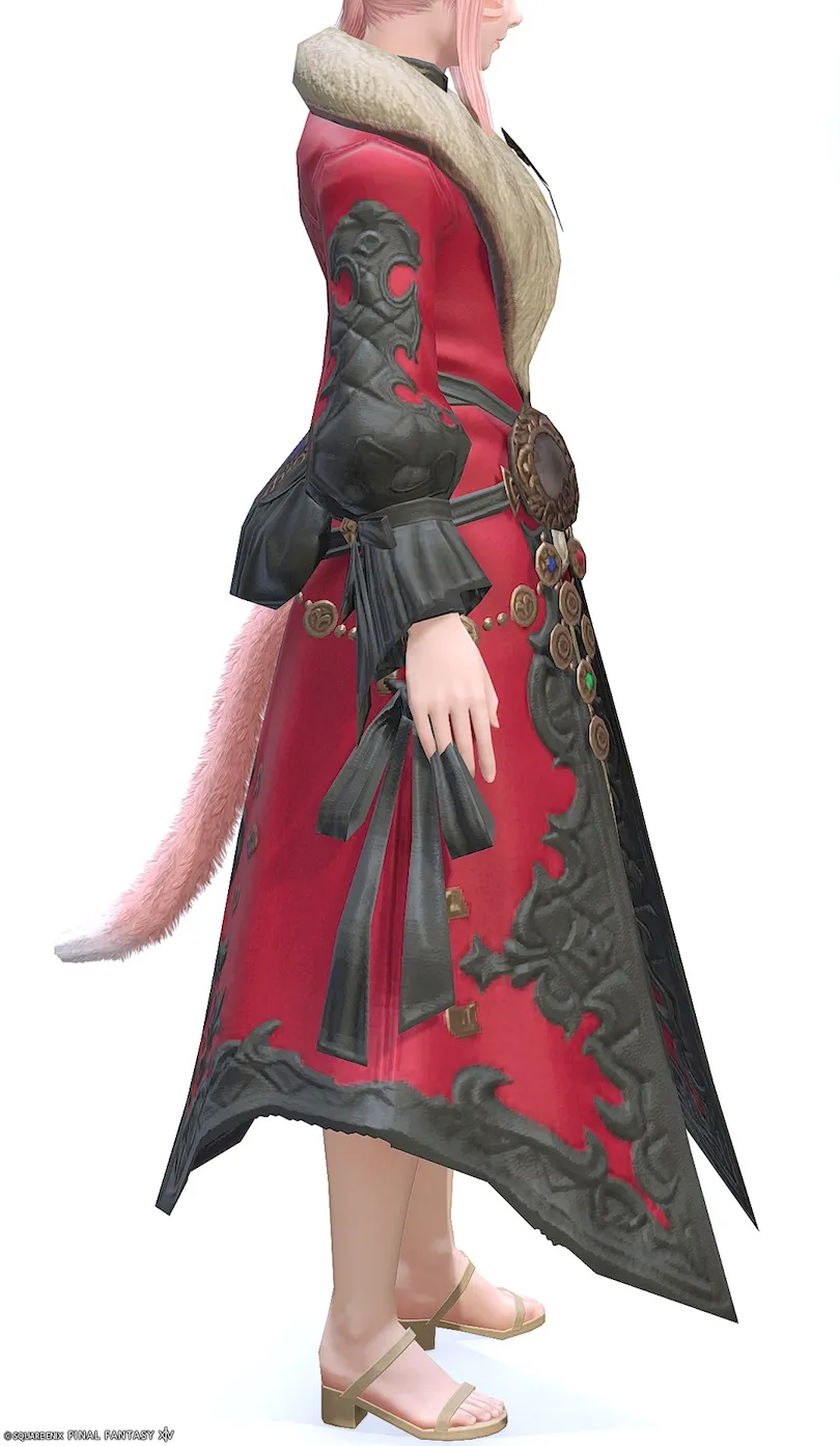 ミラプリ「ボルトキープコートRE」装備ミコッテでの見た目紹介8