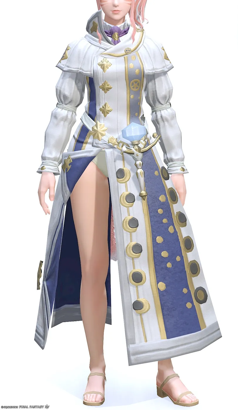 ミラプリ「コルドロンキープオーバーコートRE」装備ミコッテでの見た目紹介8