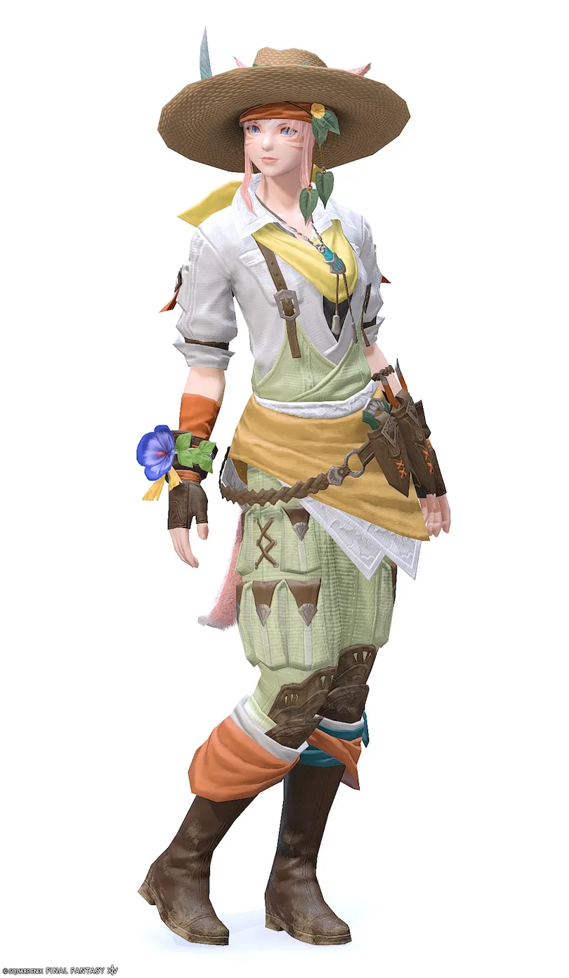 【FF14】園芸師AF2装備👗各種族での見た目・入手方法【フィールドキープRE】