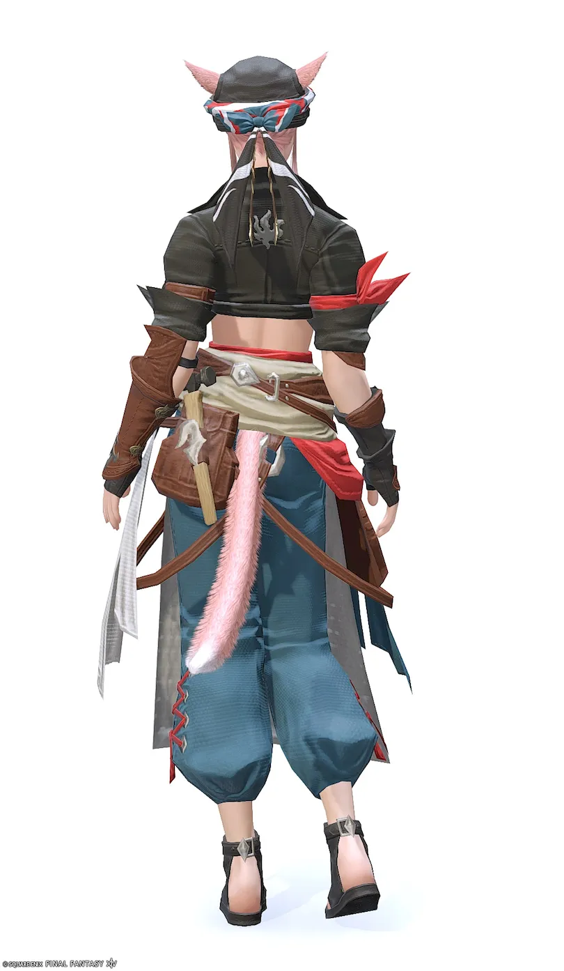 ミラプリ「フォージキープRE」装備ミコッテでの見た目紹介2