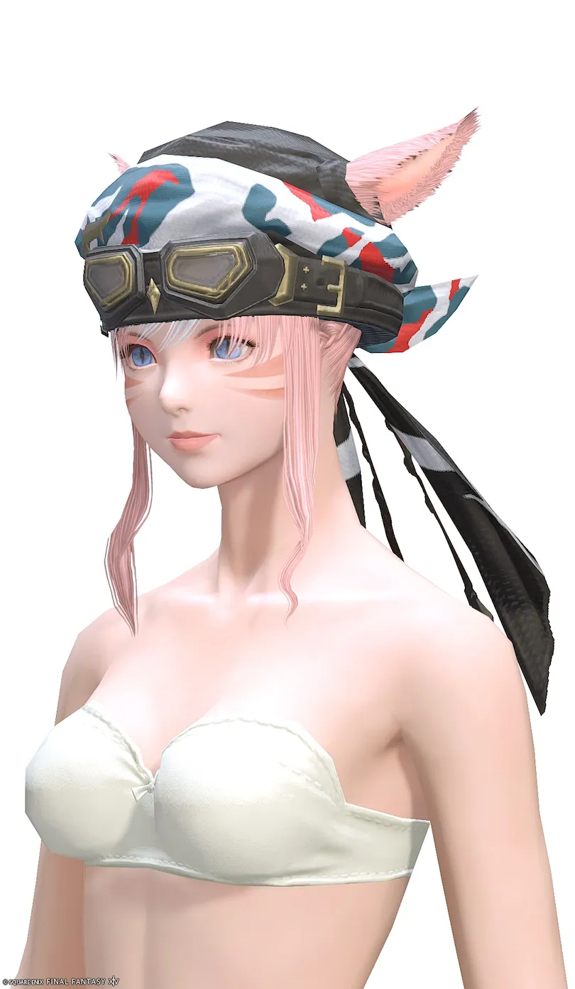 ミラプリ「フォージキープゴーグルRE」装備ミコッテでの見た目紹介6