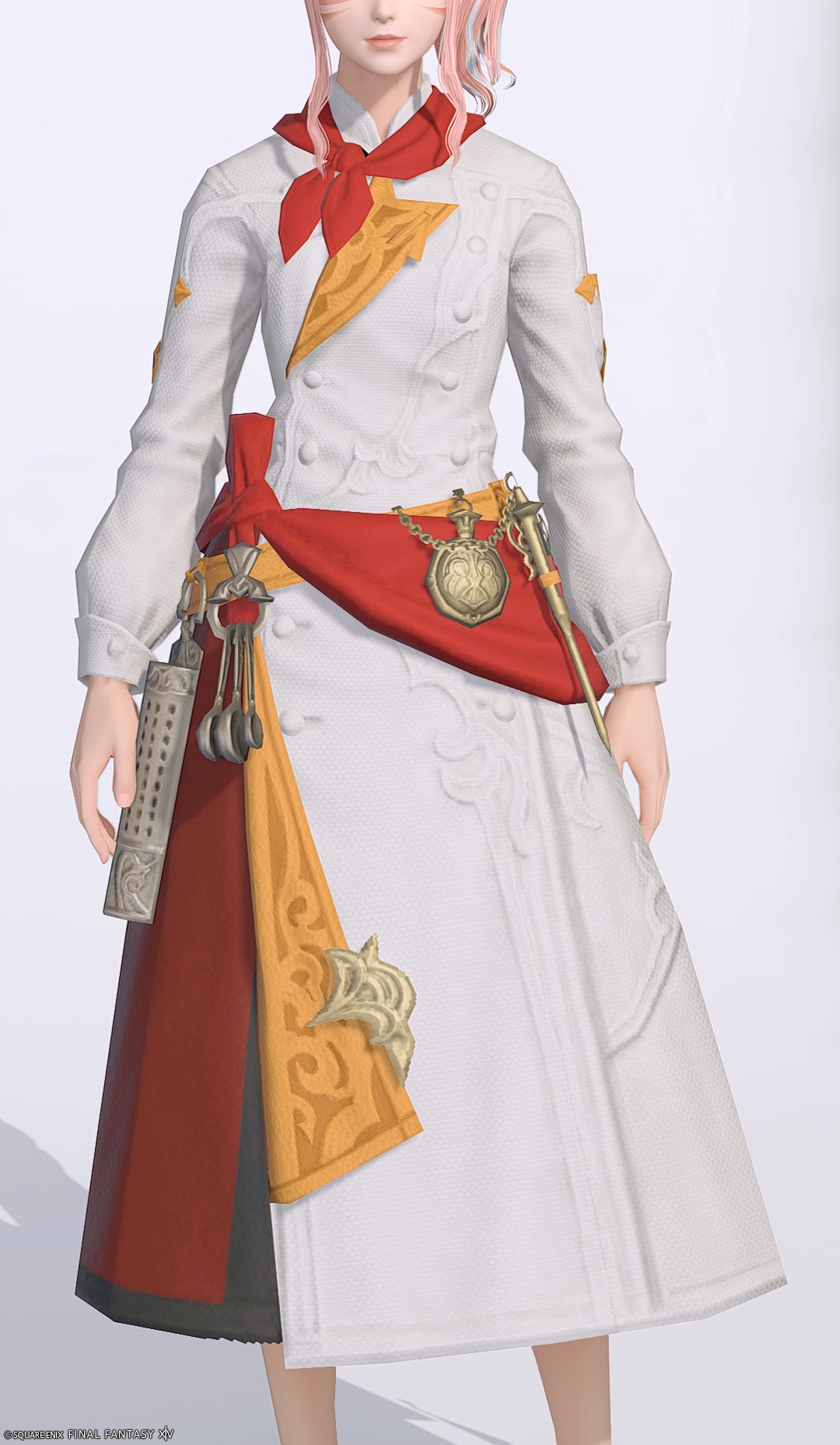 ガリーキープエプロンRE | FF14ミラプリ - Augmented Galleykeep's Whites - エプロン