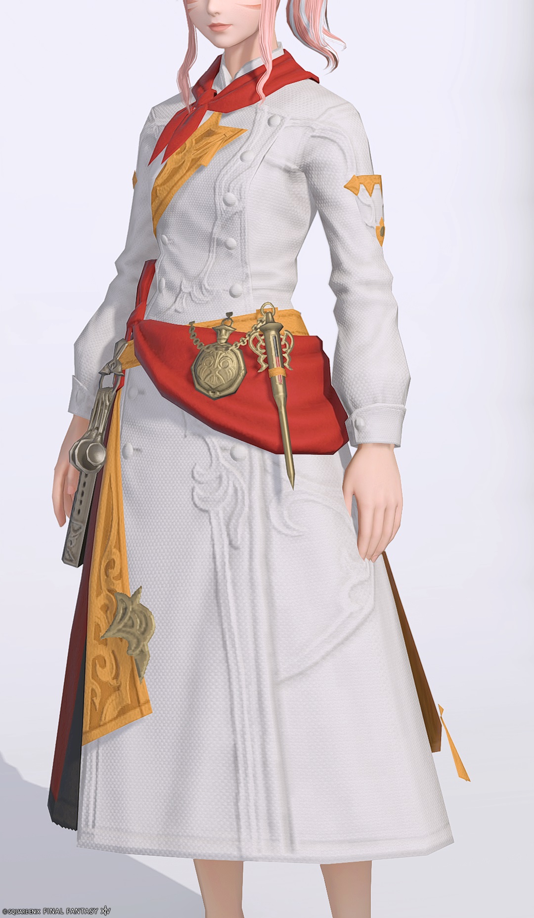 ガリーキープエプロンRE | FF14ミラプリ - Augmented Galleykeep's Whites - エプロン