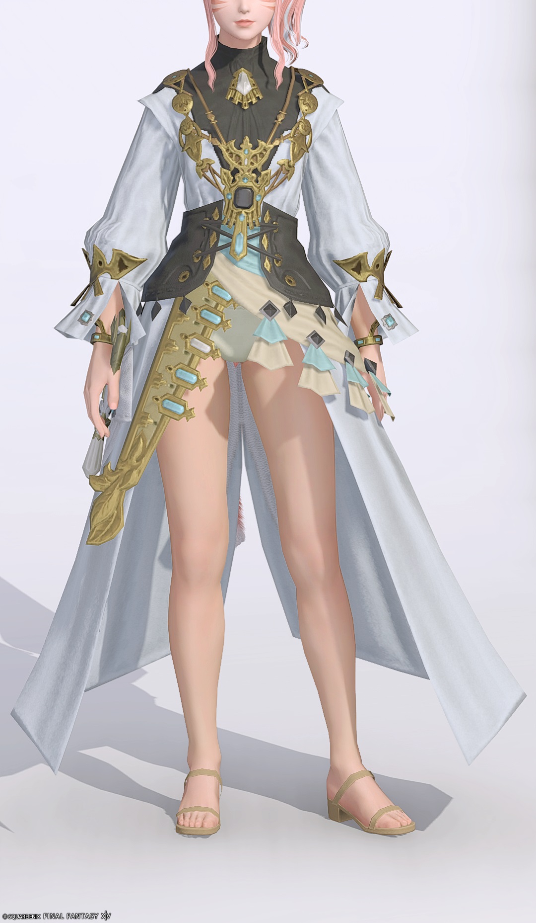ジェムキープガウンRE | FF14ミラプリ - Augmented Gemkeep's Gown - コート