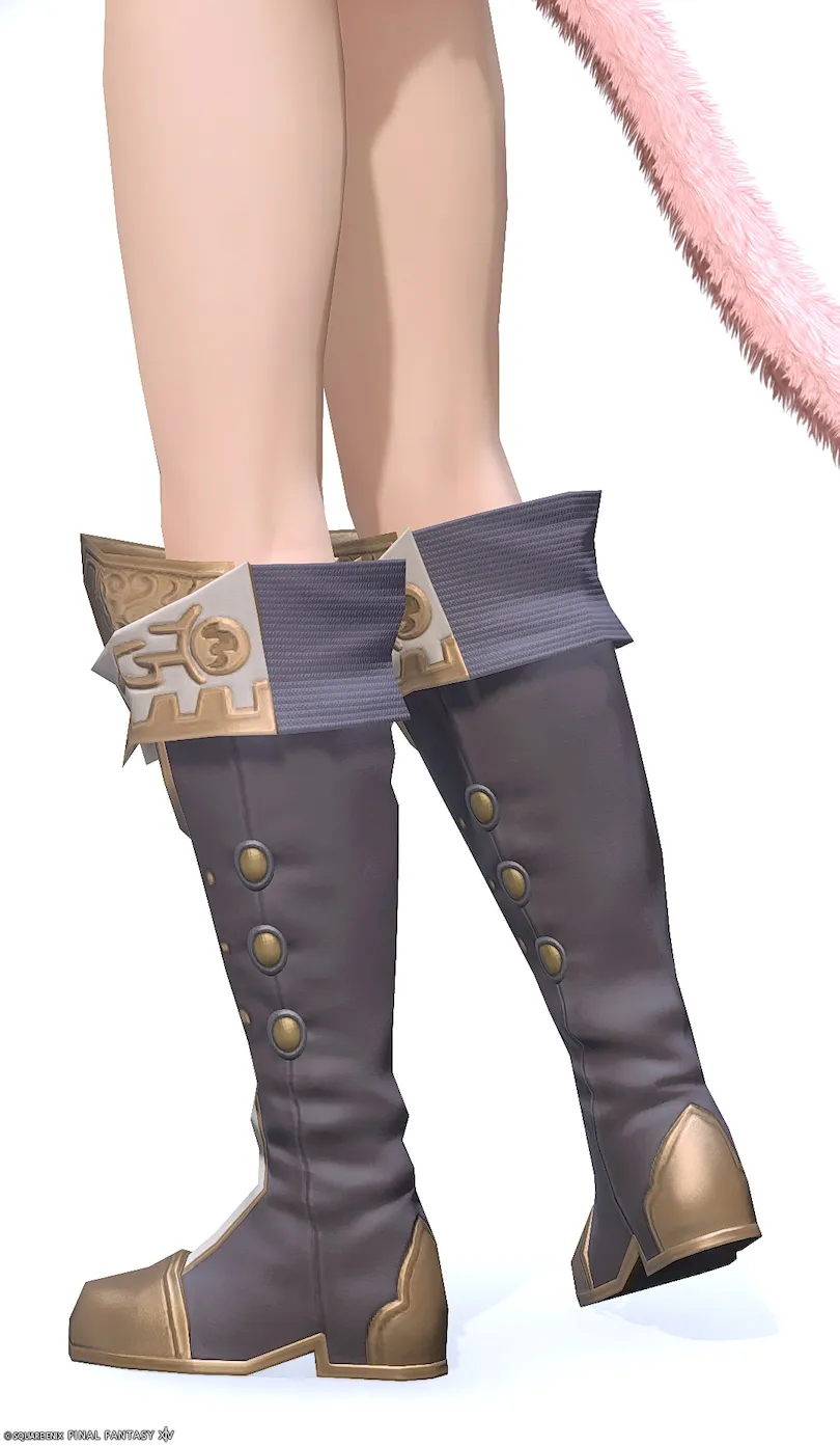 ミラプリ「ジェムキングブーツRE」装備ミコッテでの見た目紹介19