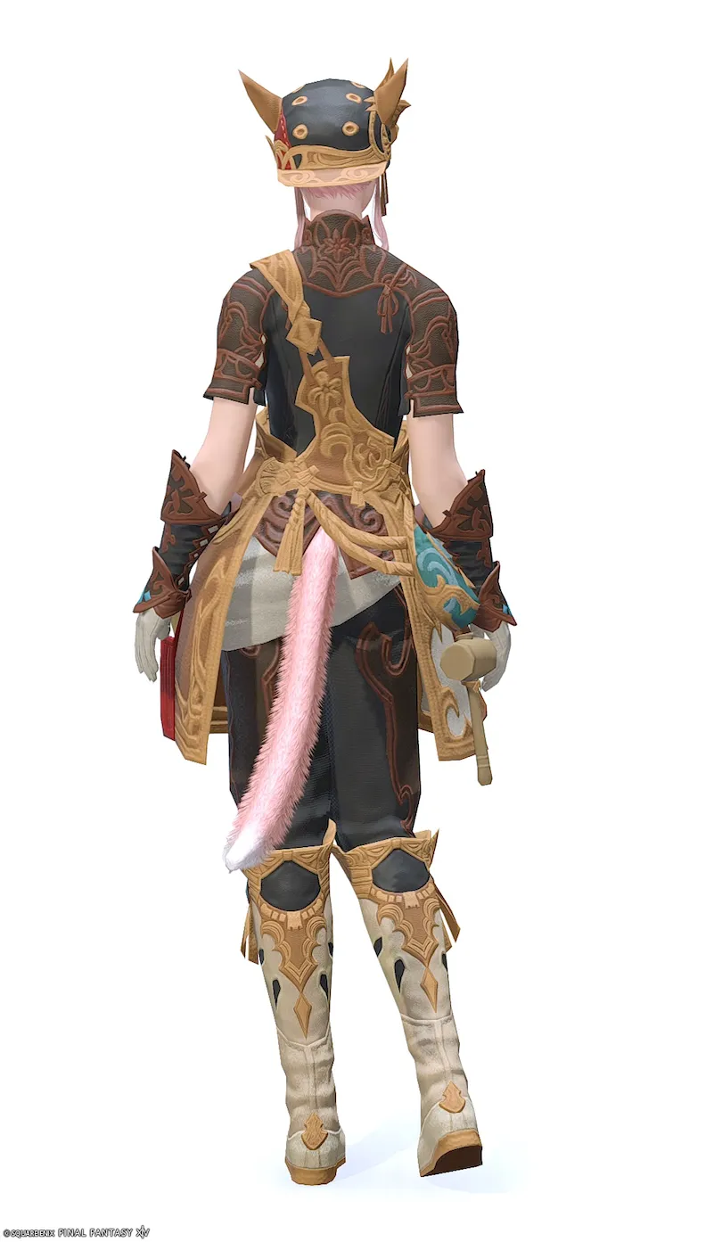 ミラプリ「ハイドキープRE」装備ミコッテでの見た目紹介2