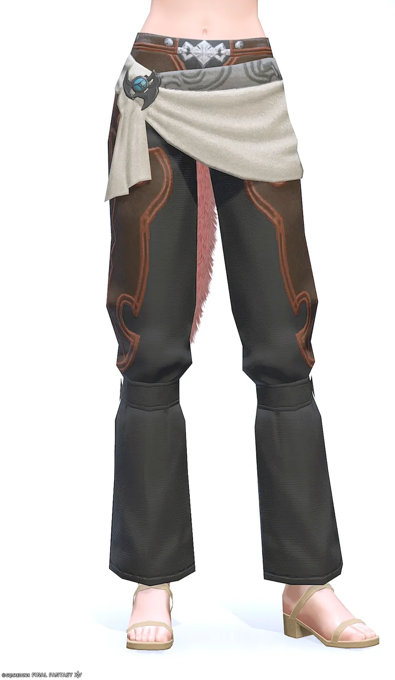 ミラプリ「ハイドキープトラウザーRE」装備ミコッテでの見た目紹介13