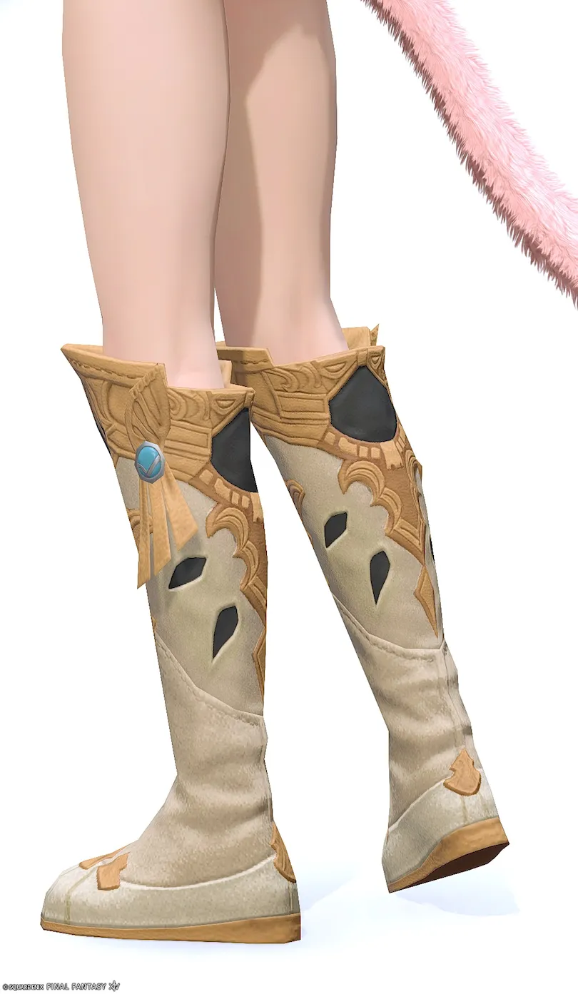 ミラプリ「ハイドキープワークブーツRE」装備ミコッテでの見た目紹介18