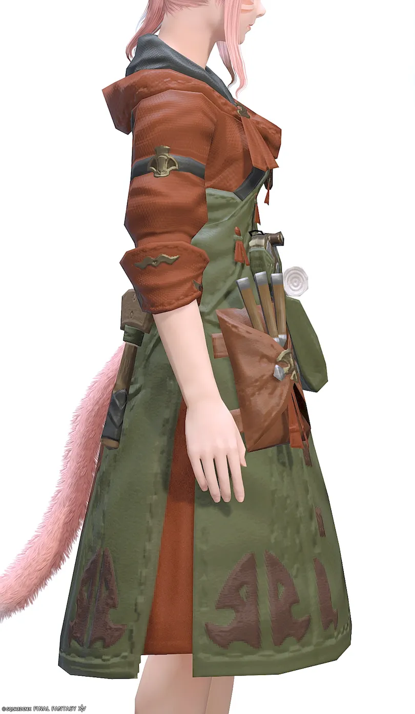 ミラプリ「ミルキープエプロンRE」装備ミコッテでの見た目紹介8