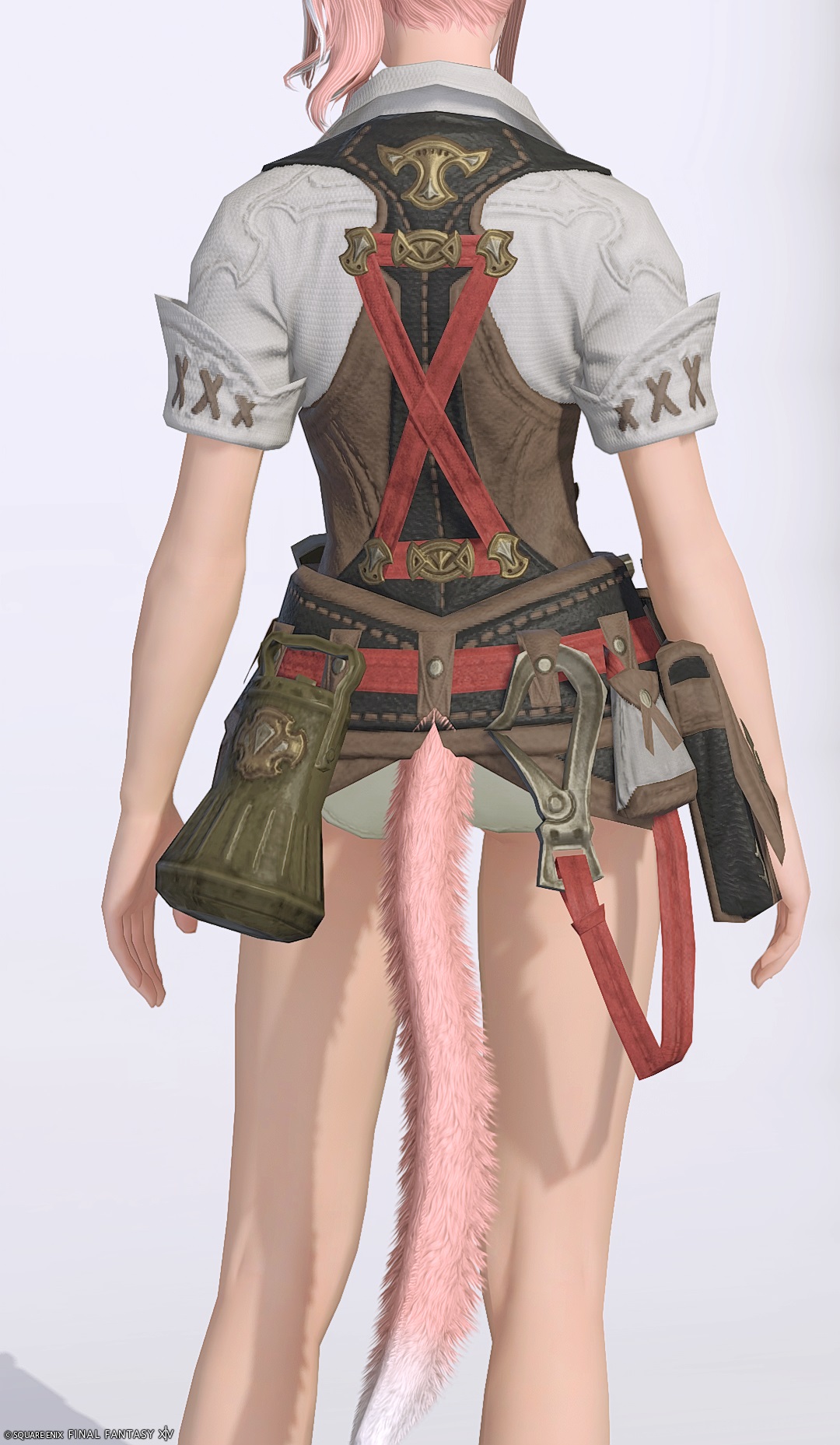 マインキープオーバーオールRE | FF14ミラプリ - Augmented Minekeep's Overalls - シャツ