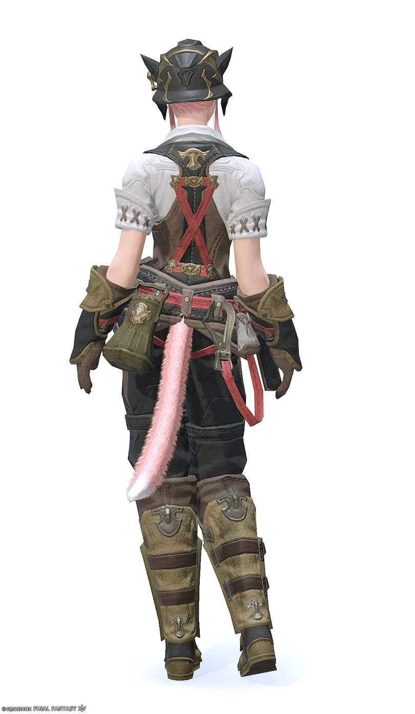 ミラプリ「マインキープRE」装備ミコッテでの見た目紹介2