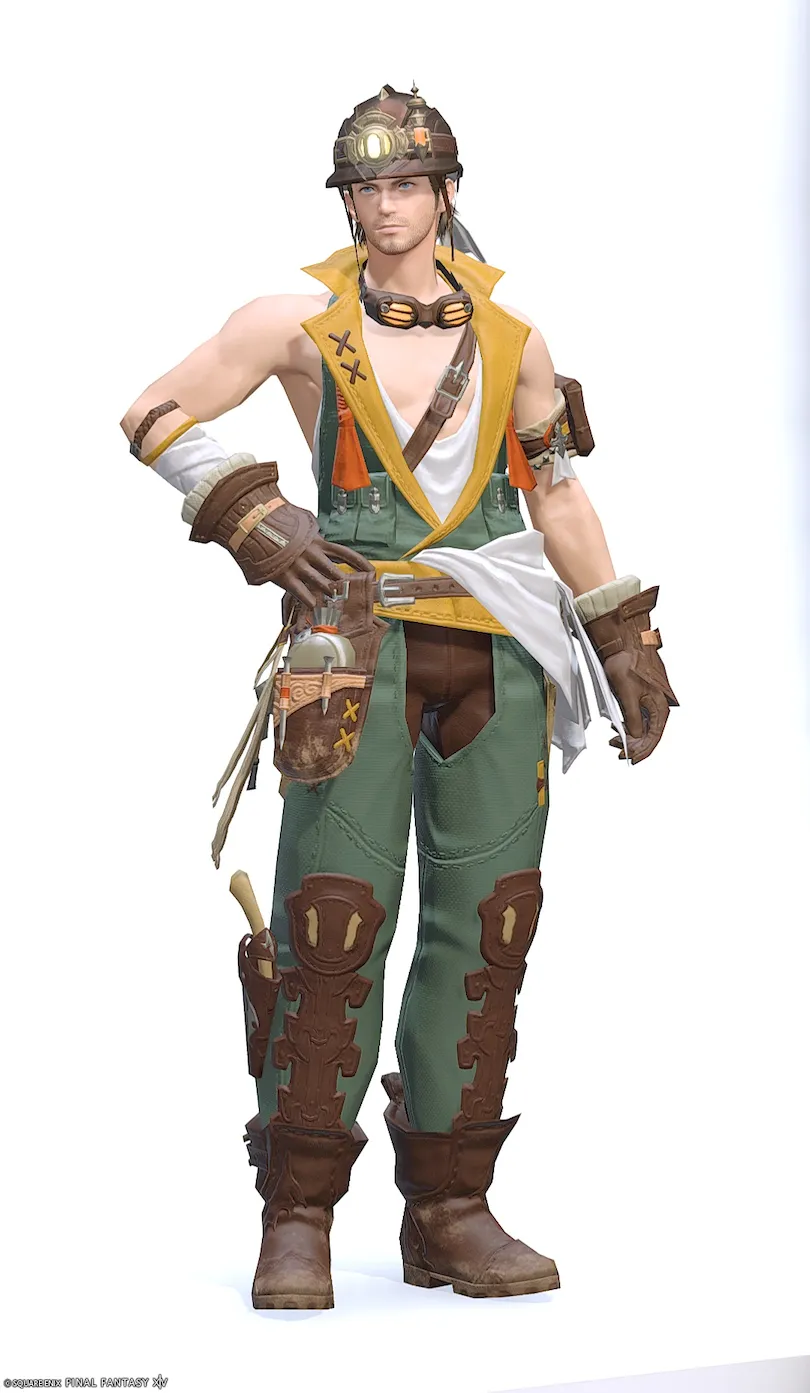 【FF14】マインキングRE（採掘師）装備の見た目