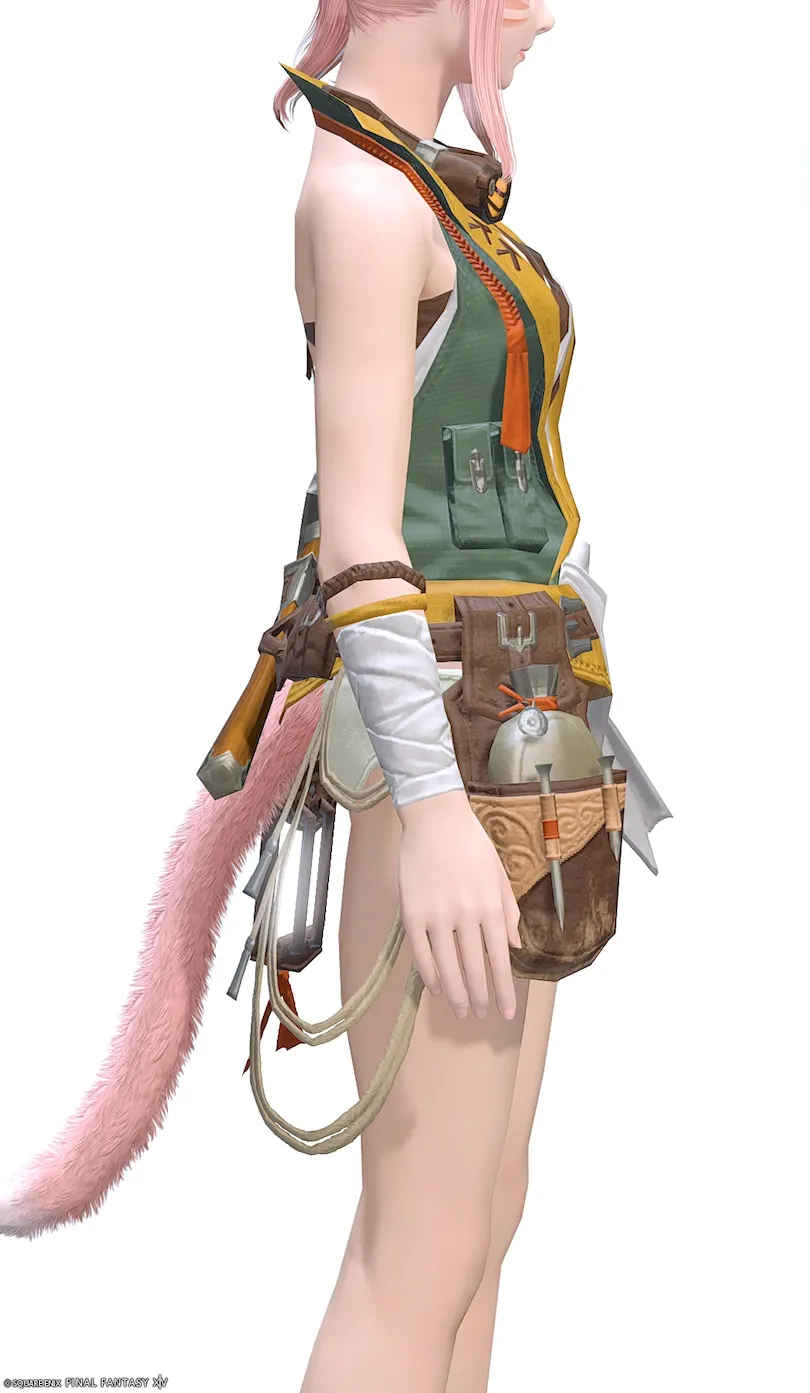 ミラプリ「マインキング・ワークシャツRE」装備ミコッテでの見た目紹介9