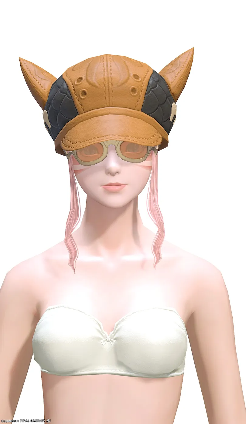 ミラプリ「タックルキープハットRE」装備ミコッテでの見た目紹介3