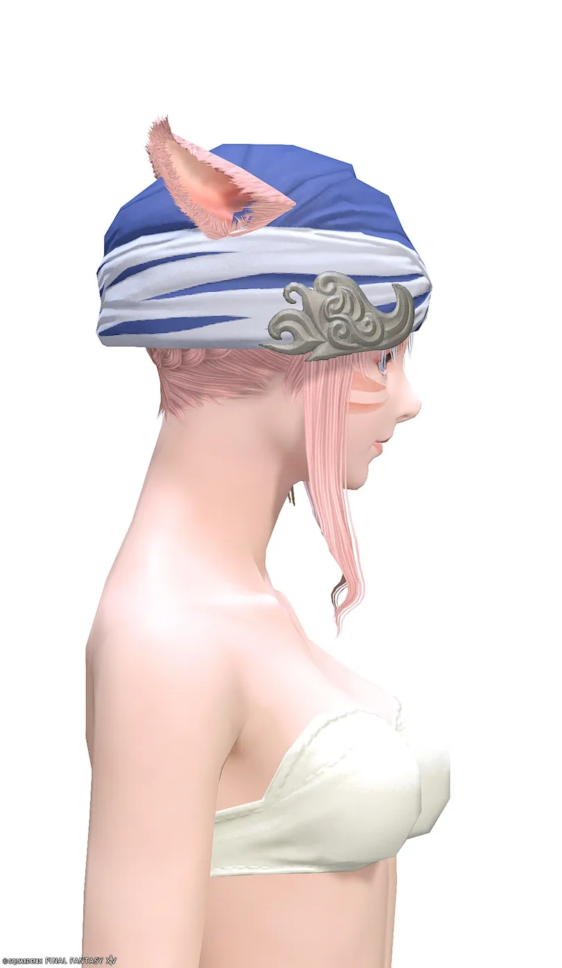 ミラプリ「タックルキングバンダナRE」装備ミコッテでの見た目紹介4