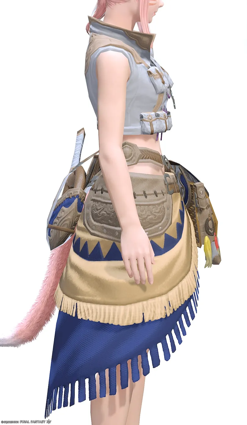 ミラプリ「タックルキングベストRE」装備ミコッテでの見た目紹介8