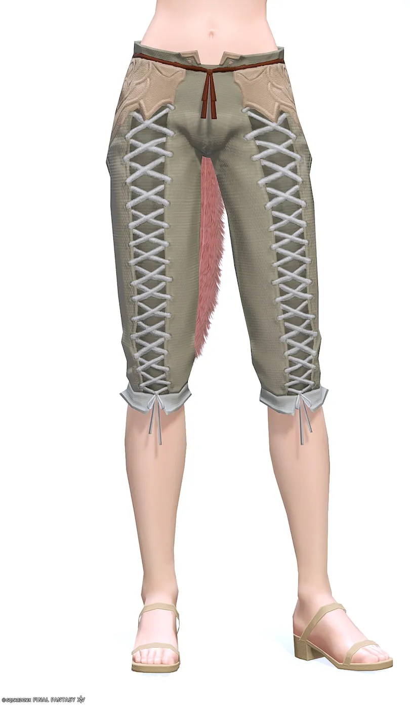 ミラプリ「タックルキング・ハーフパンツRE」装備ミコッテでの見た目紹介13