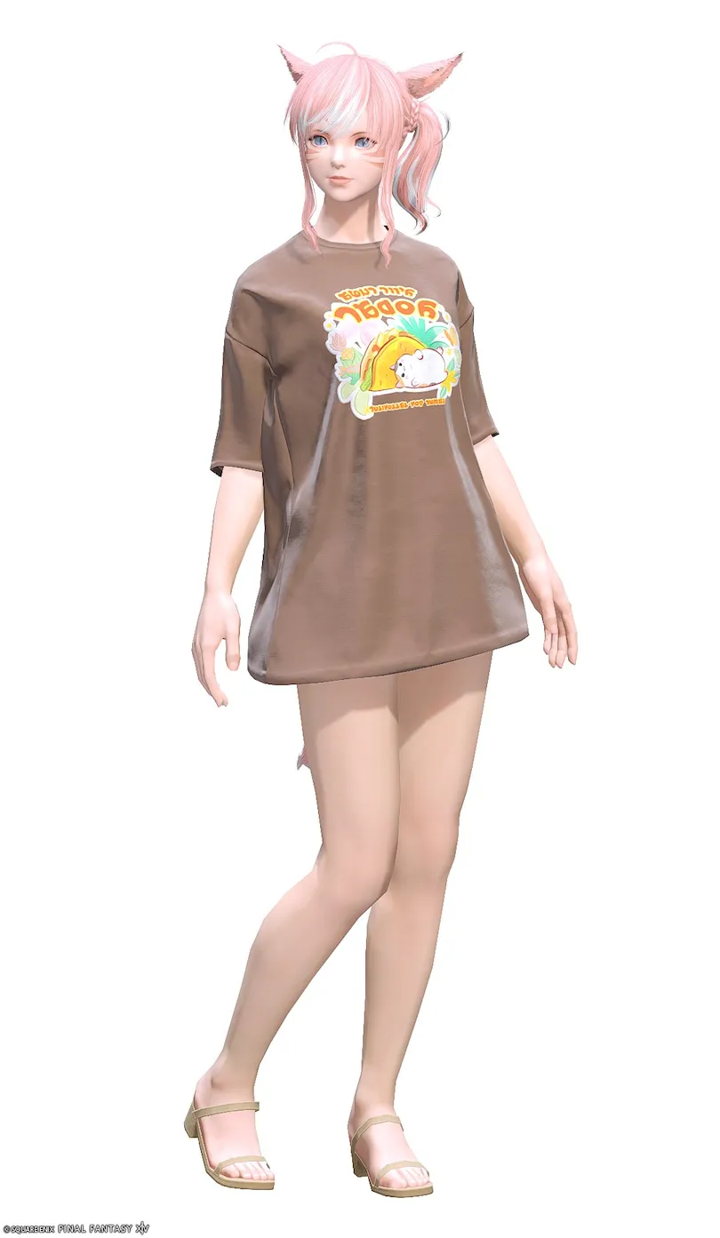 ミラプリ「チーちゃん・ネオチュニック」装備ミコッテでの見た目紹介5