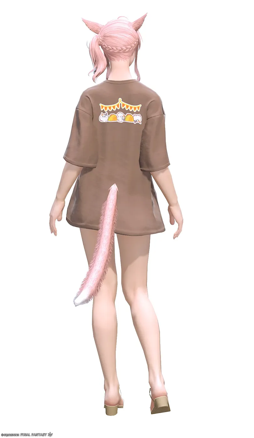 ミラプリ「チーちゃん・ネオチュニック」装備ミコッテでの見た目紹介6