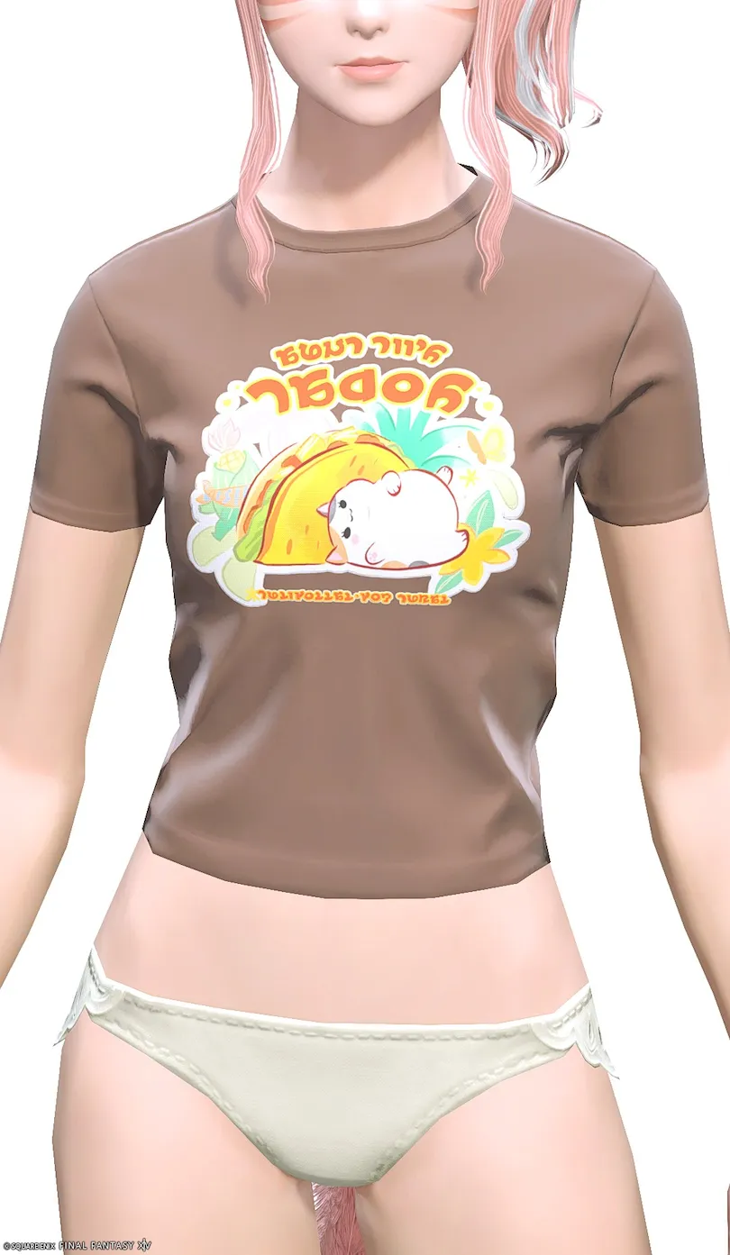 ミラプリ「チーちゃん・ネオチュニック:タイトサイズ」装備ミコッテでの見た目紹介7