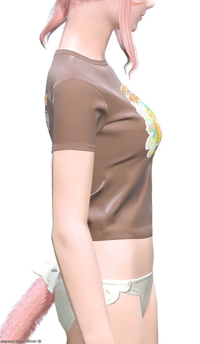 ミラプリ「チーちゃん・ネオチュニック:タイトサイズ」装備ミコッテでの見た目紹介8