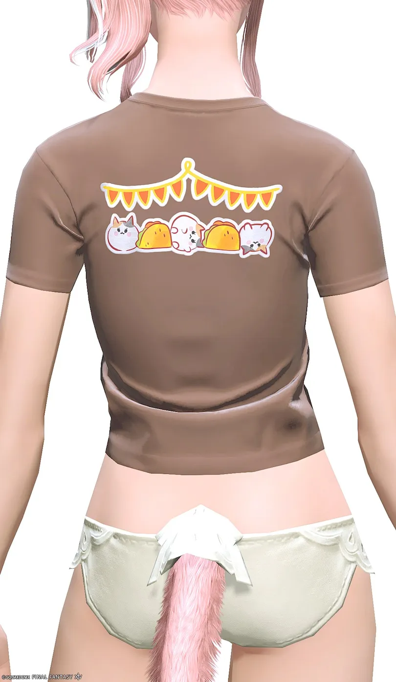 ミラプリ「チーちゃん・ネオチュニック:タイトサイズ」装備ミコッテでの見た目紹介9