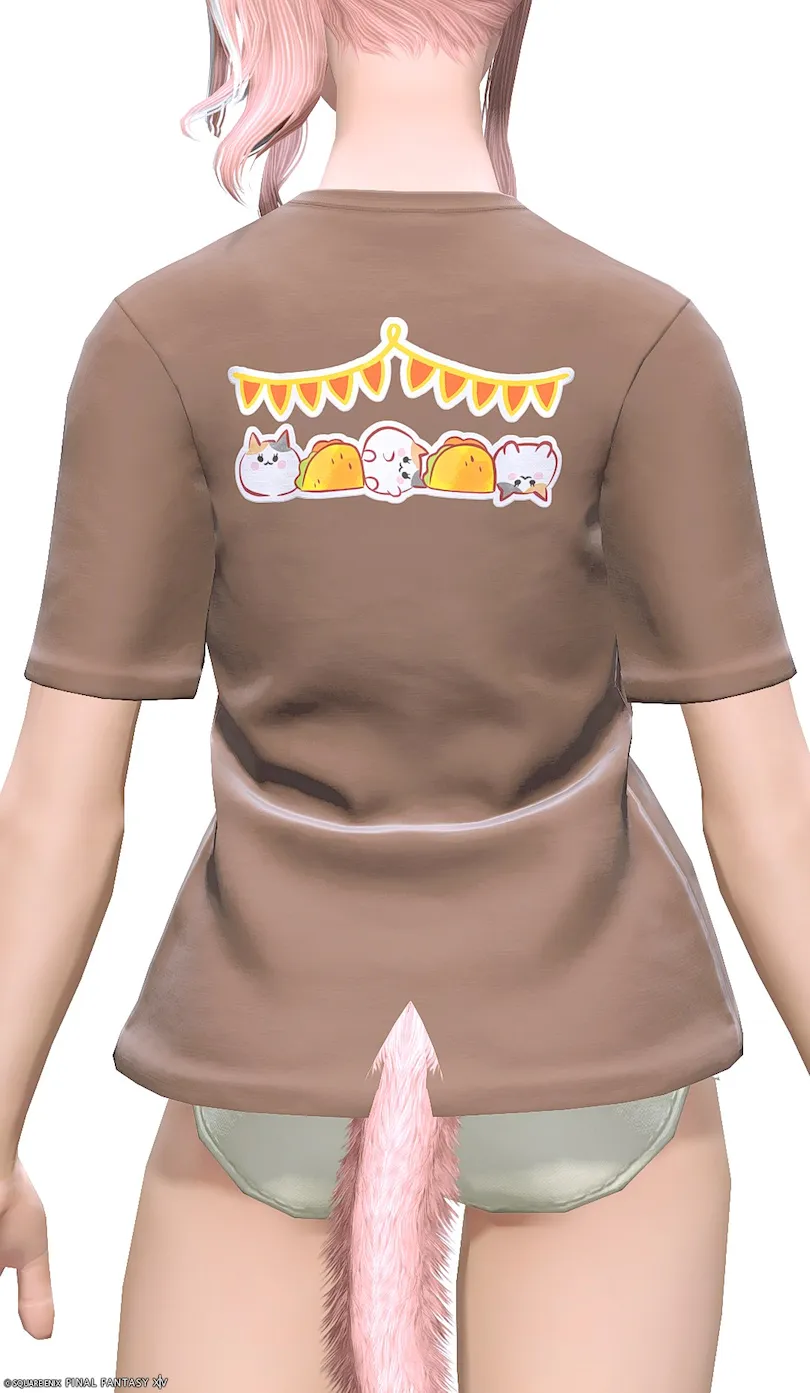 ミラプリ「チーちゃん・ネオチュニック」装備ミコッテでの見た目紹介13