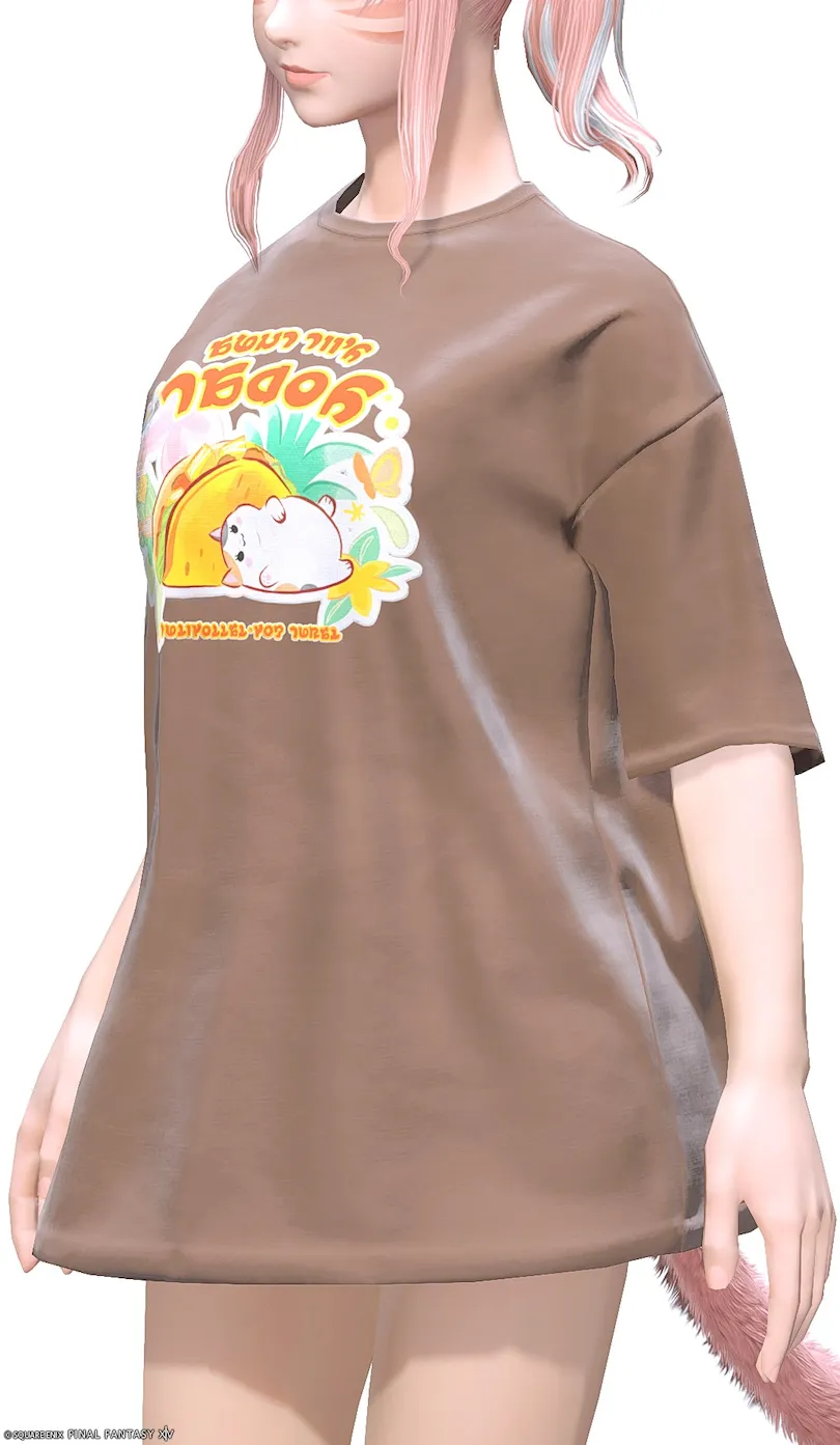 ミラプリ「チーちゃん・ネオチュニック:オーバーサイズ」装備ミコッテでの見た目紹介18