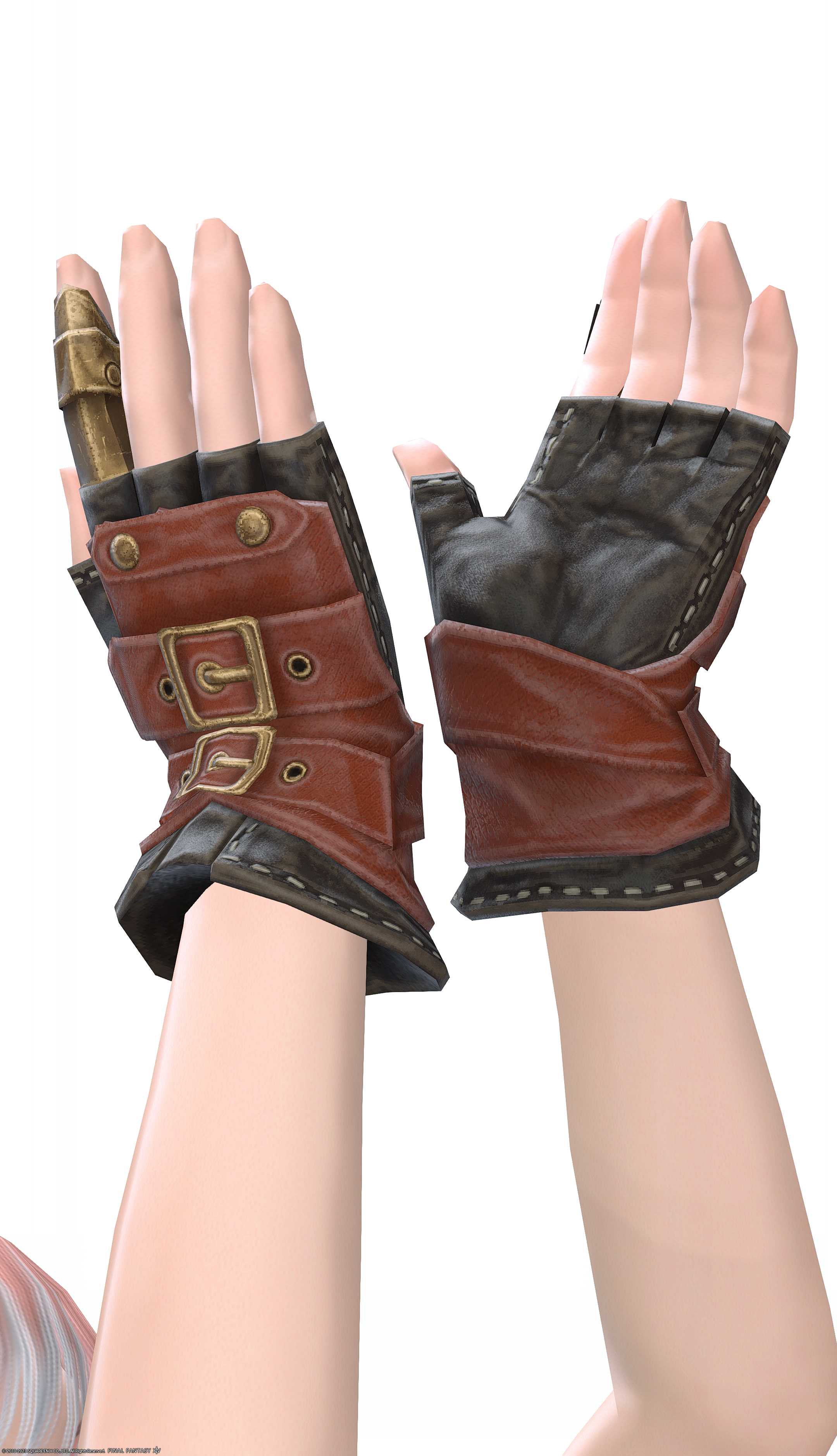 バロニアル・リストラップ | FF14ミラプリ - Baronial Wristwraps - 手袋/フィンガレス