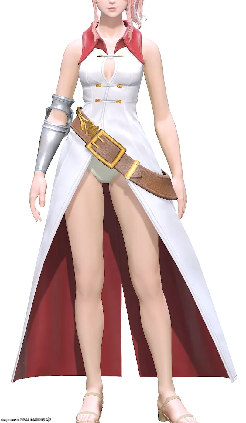 ミラプリ「バトルフィールドローズ・コート」装備ミコッテでの見た目紹介7