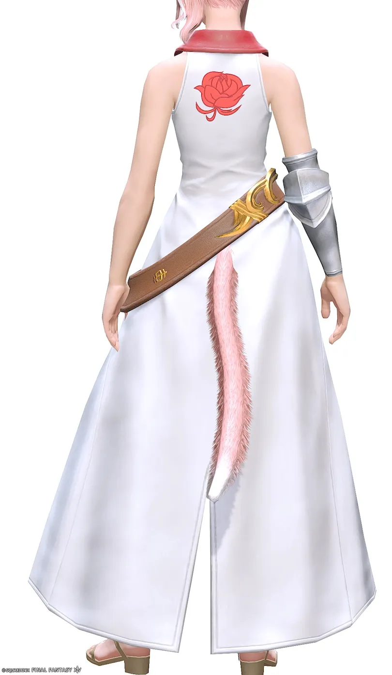 ミラプリ「バトルフィールドローズ・コート」装備ミコッテでの見た目紹介9