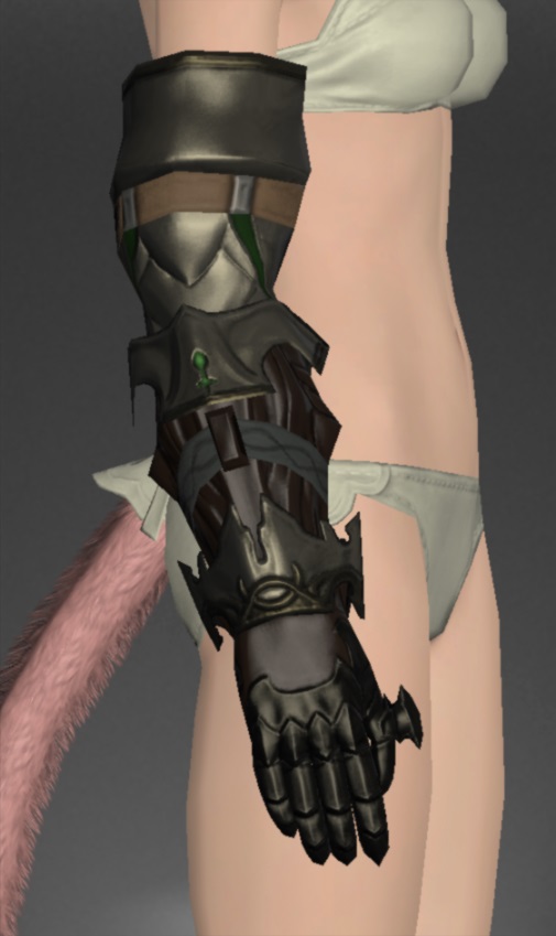 ブラックシャック・ガントレット | FF14ミラプリ - Black Shuck Gauntlets - 篭手