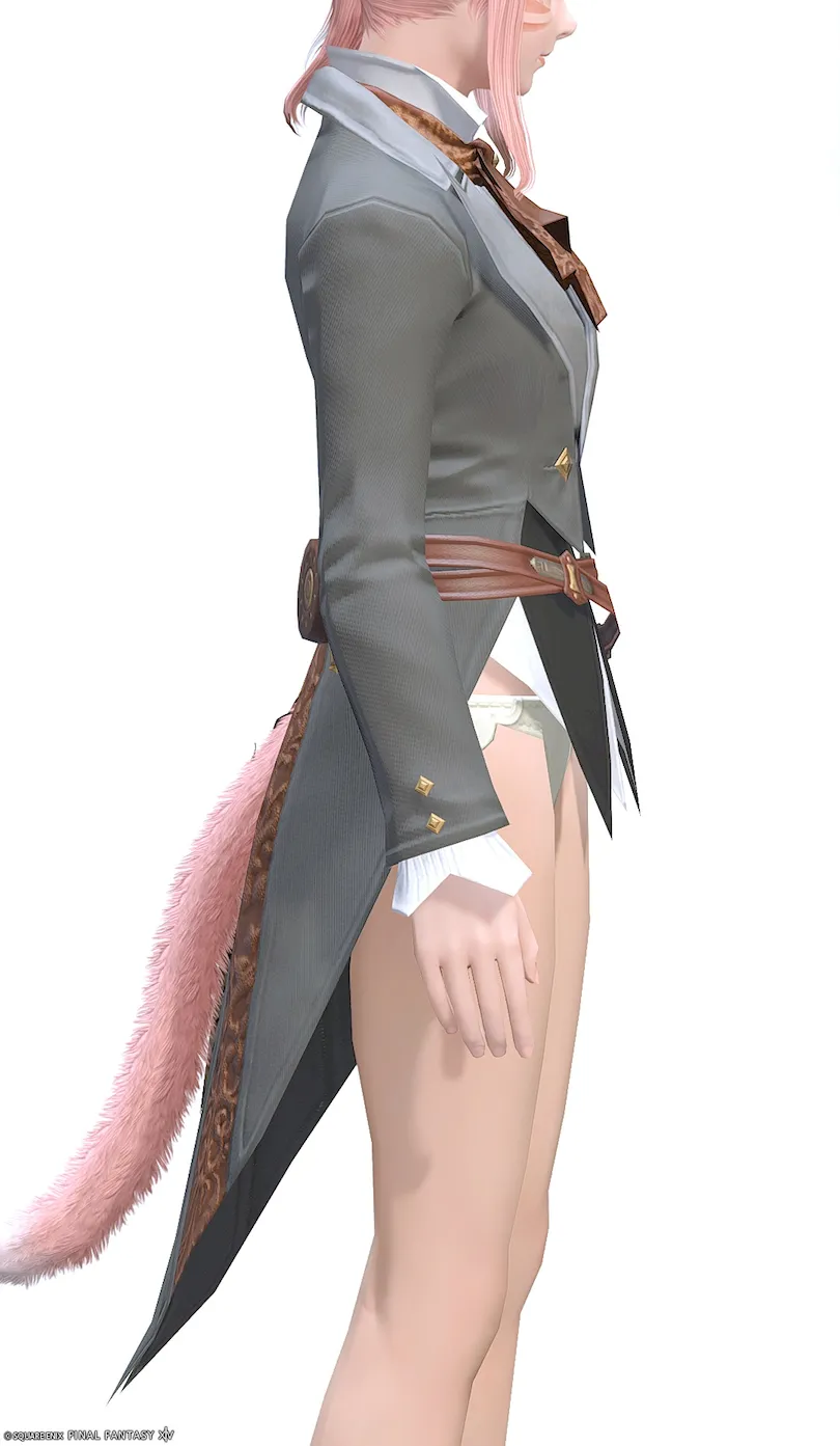 ミラプリ「ボルトフィーンド・コスチュームスワローテイル」装備ミコッテでの見た目紹介8