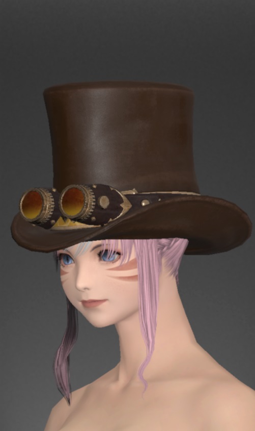 キングダムブラス・レンジャートップハット | FF14ミラプリ - Bygone Brass Top Hat of Aiming - ゴーグル・スコープ/帽子/ハット/シルクハット