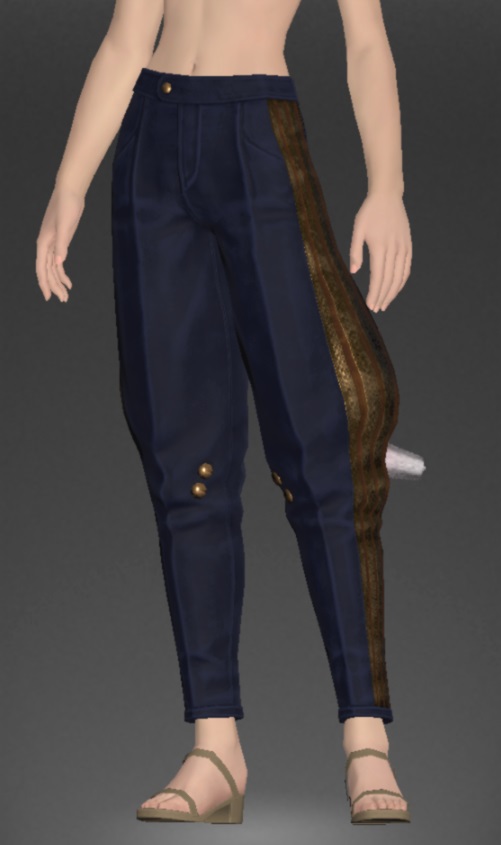 キングダムブラス・レンジャーガスキン | FF14ミラプリ - Bygone Brass Gaskins of Aiming - パンツ/ブーツイン