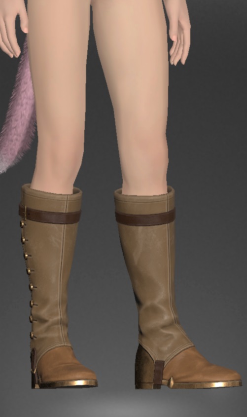 キングダムブラス・レンジャーブーツ | FF14ミラプリ - Bygone Brass Boots of Aiming - ブーツ