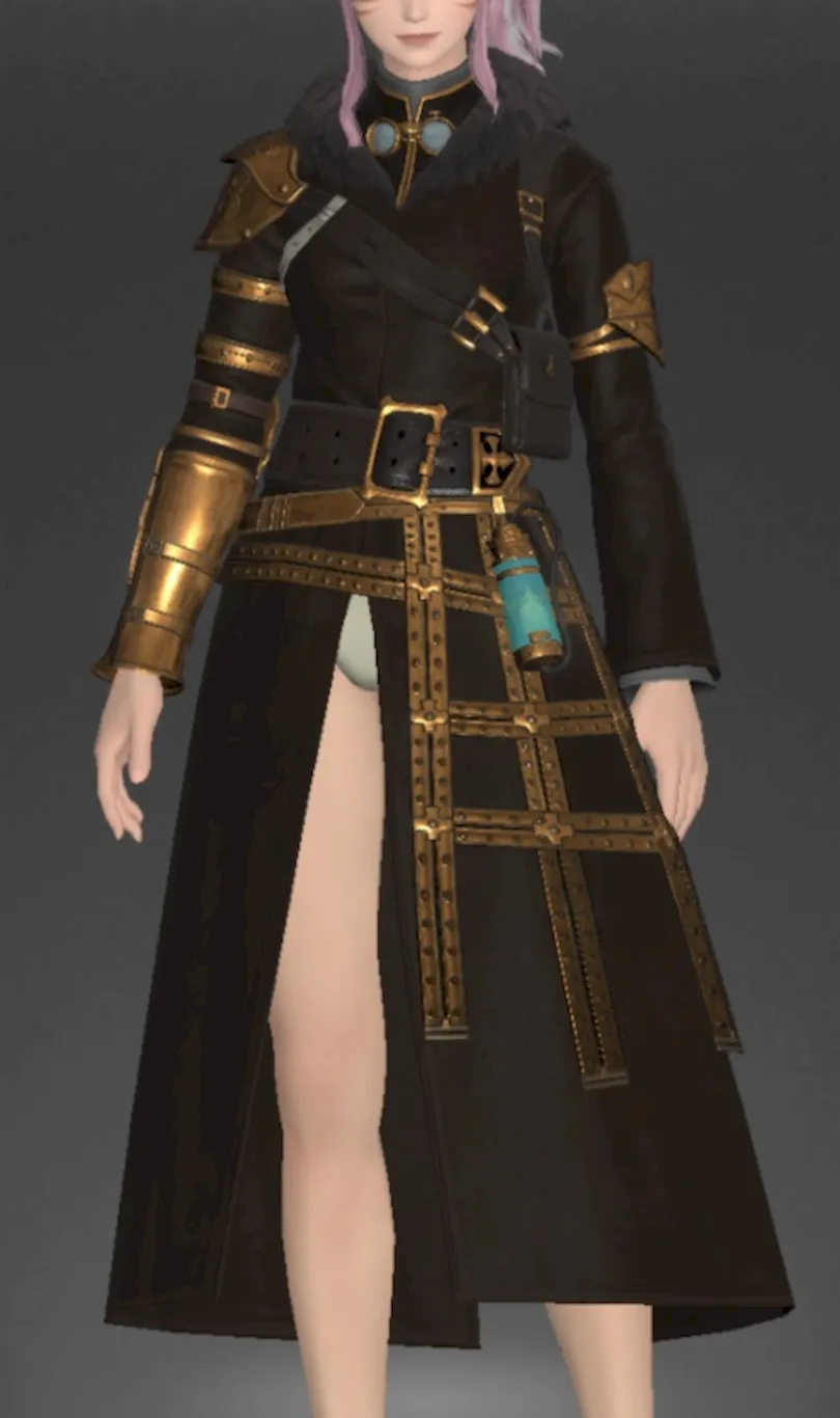 ミラプリ「キングダムブラス・ディフェンダーコート」装備試着さんでの見た目紹介7