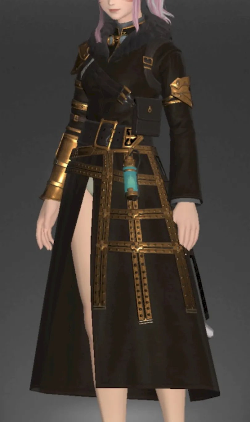 ミラプリ「キングダムブラス・ディフェンダーコート」装備試着さんでの見た目紹介10