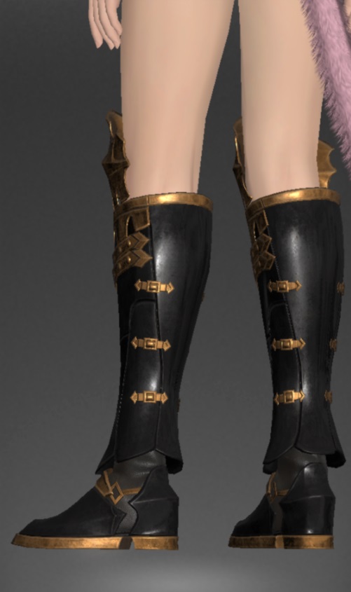 キングダムブラス・スレイヤーグリーヴ | FF14ミラプリ - Bygone Brass Greaves of Maiming - 足甲