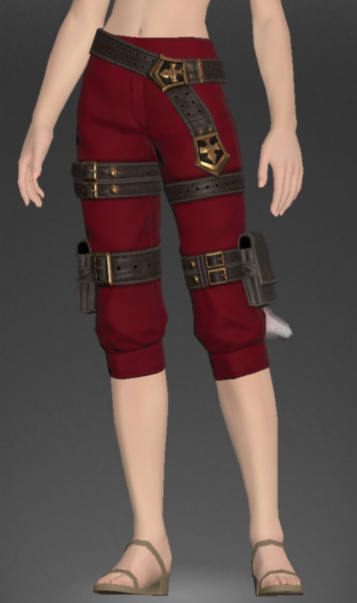 キングダムブラス・ストライカーブレー | FF14ミラプリ - Bygone Brass Brais of Striking - パンツ/クロップド